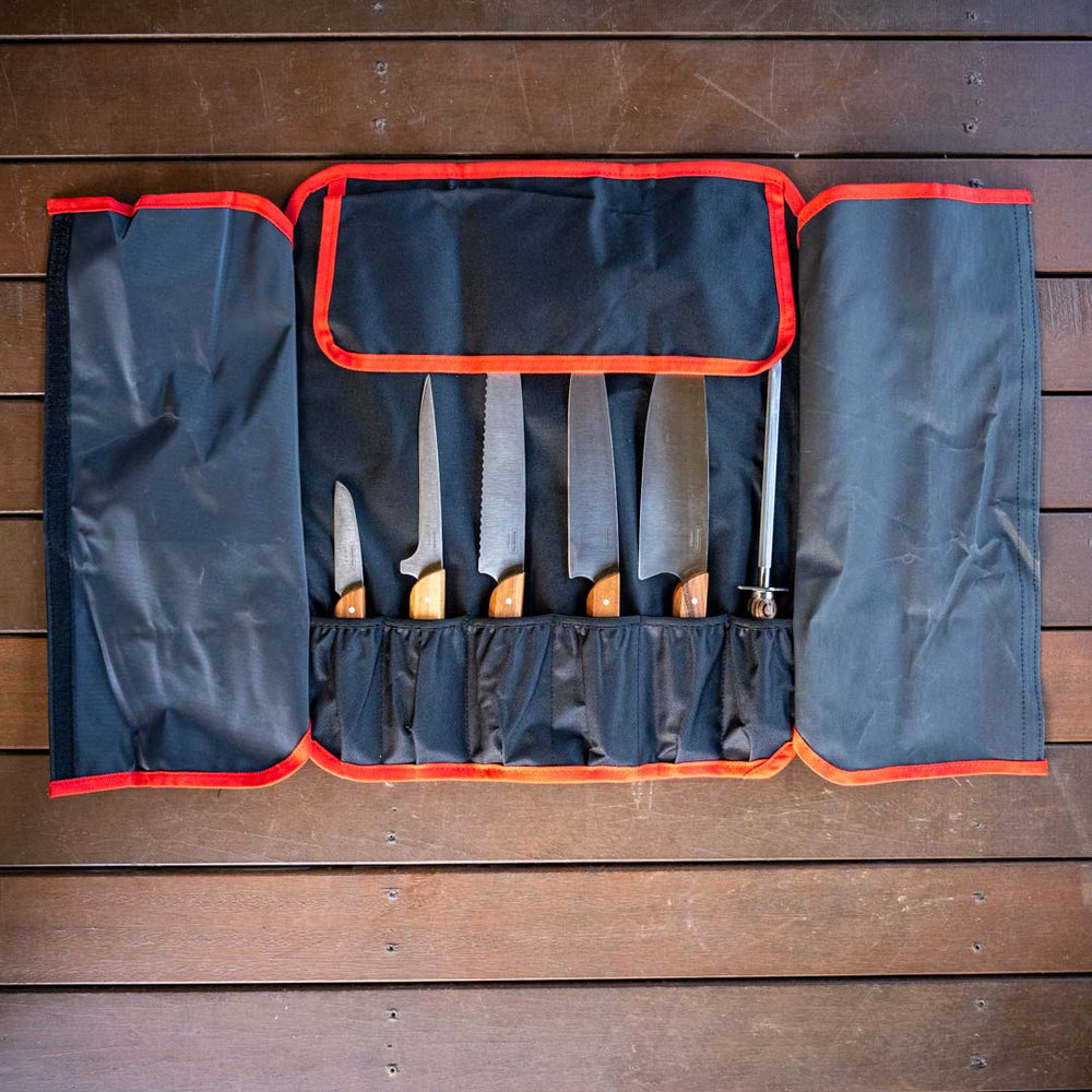 6 PIECE CARRY POUCH - KITCHEN UTENSILS / KNIVES